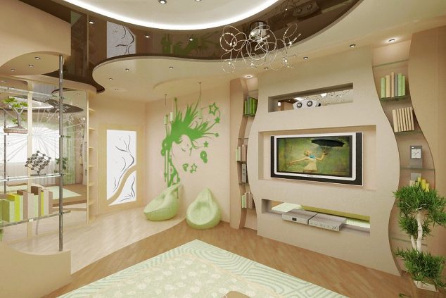 15 of The Most Lovely Drywall TV Units That You Will Adore home205 634x423 15 of The Most Lovely Drywall TV Units That You Will Adore