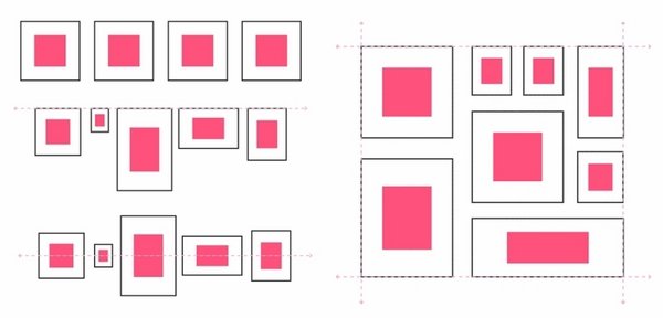 Useful Rules, Tips and Ideas About how High to Hang Pictures how to hang pictures how to group pictures picture wall ideas Useful Rules, Tips and Ideas About how High to Hang Pictures
