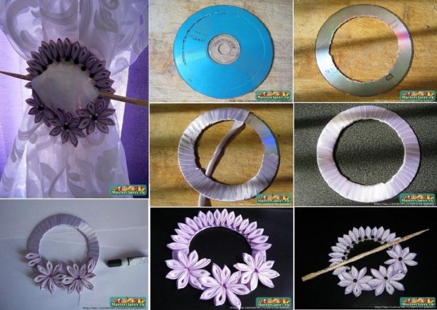 Reuse the Old CDs To Make Curtain Knot In Creative Way hushig 634x450 Reuse the Old CDs To Make Curtain Knot In Creative Way