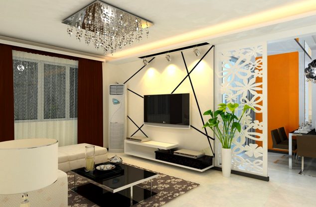 living room wall colour combination for luxury decor with tv on colour of living room wall office home office design tips a cool innovative interior free software dental ideas dubberly 634x417 15 of The Most Lovely Drywall TV Units That You Will Adore