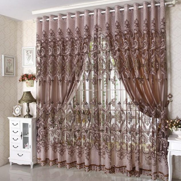 16 Marvelous Curtains That Spell Luxury in Living Room ready made luxury curtains for living room bedroom tulle thick curtains purple brown 634x634 16 Marvelous Curtains That Spell Luxury in Living Room
