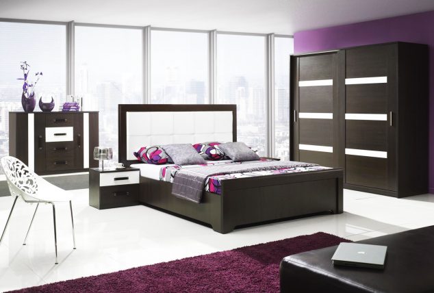 13126 bedroom furniture sets in purple room 634x428 15 Unique Bedroom Furniture Set to Inspire You