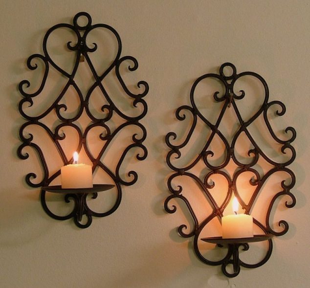 3c38fb9636579f7db69c08953863488e 634x589 15 Chic Wrought Iron Wall Candle Holders You Will Admire