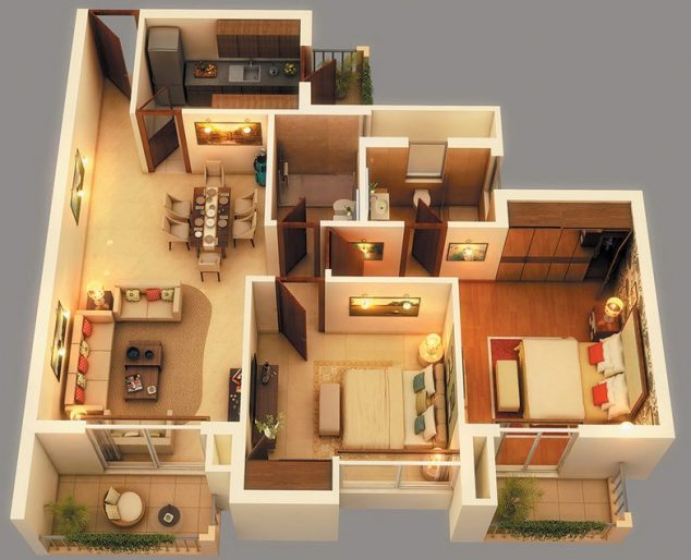 533bbee4cc080 634x514 Amazing Floor Plans Ideas You Wish you Lived in