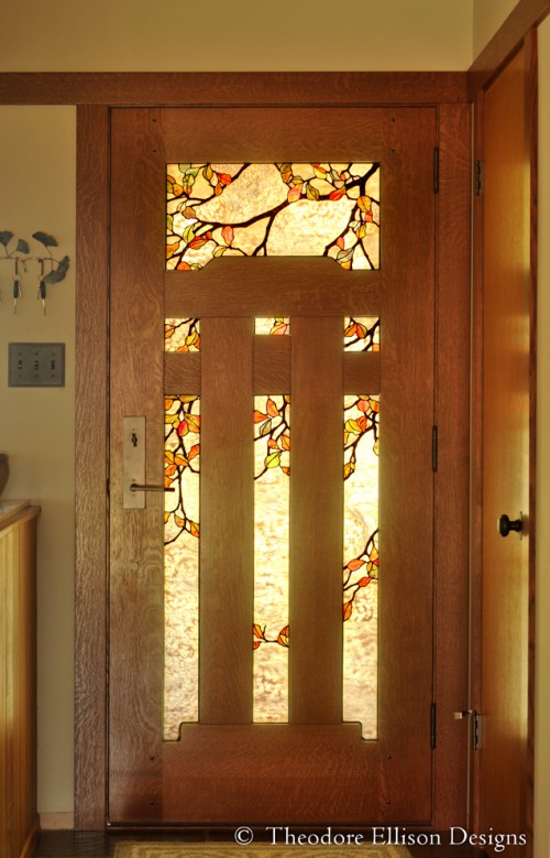 15 Ultra Modern Wooden Door You Have to Check Dunsmuir Fall Leaf Door by Theodore Ellison Designs e1401820599696 15 Ultra Modern Wooden Door You Have to Check