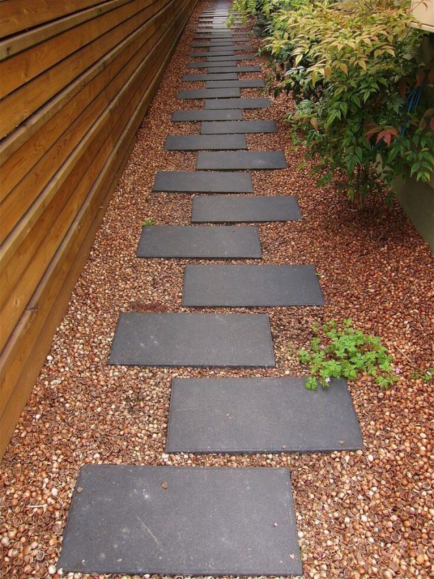 13 Gorgeous Pathways that Make the Garden With Unique Look Easy walkway idea 7 634x845 13 Gorgeous Pathways that Make the Garden With Unique Look