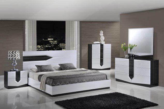 Large black modern bedroom sets Marble Area Rugs Lamp Bases Espresso Monarch Specialties Victorian Linen 634x422 15 Unique Bedroom Furniture Set to Inspire You
