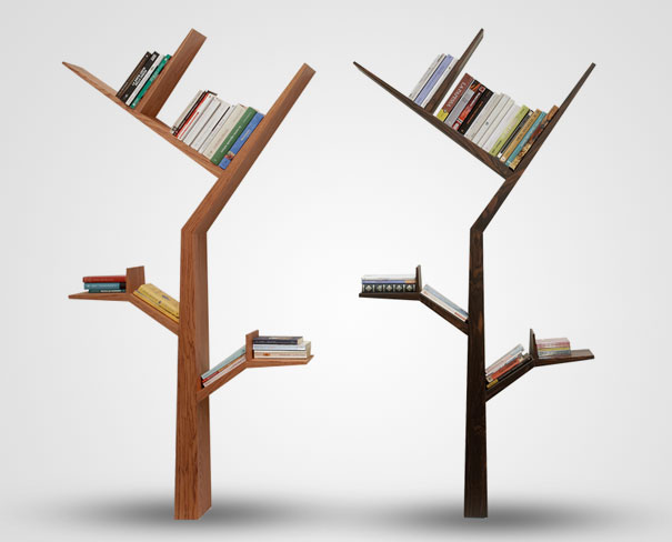 Polica za knjige 9 Cool and Modern Tree Shaped Bookshelves You Must See Today