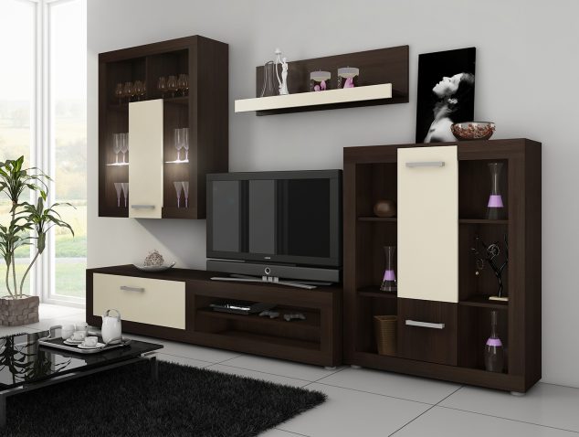 VIKI mebloC59Bcianka wenge krem 634x478 15 Incredible TV Stands That You Will Be Amazed By
