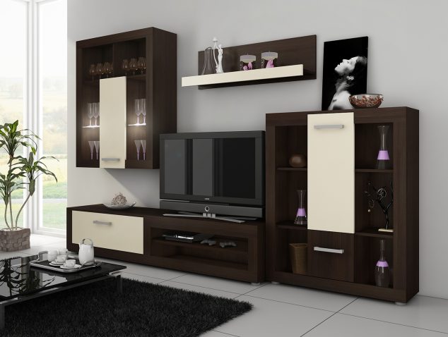 15 Incredible TV Stands That You Will Be Amazed By VIKI mebloC59Bcianka wenge krem 634x478 15 Incredible TV Stands That You Will Be Amazed By