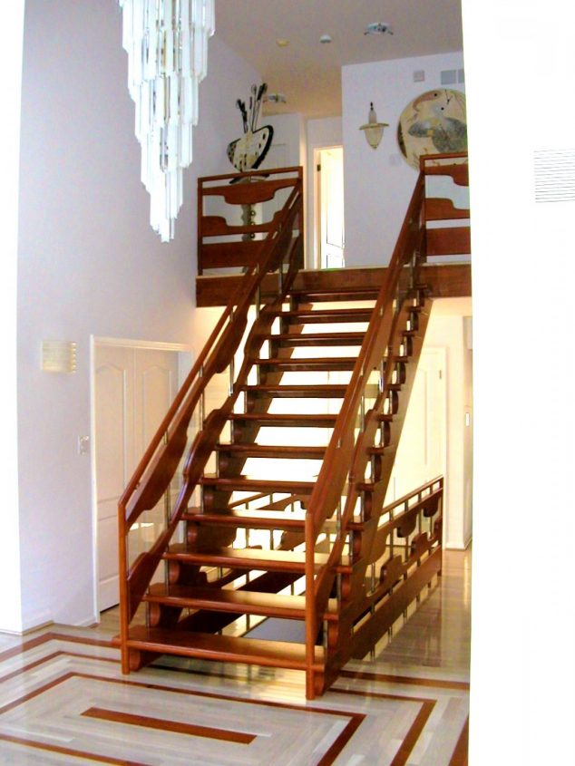 appealing wooden stairs ideas for interior and exterior modern staircase railing designs stairs 634x845 15 Splendid Wooden Staircases You Will Definitely Love