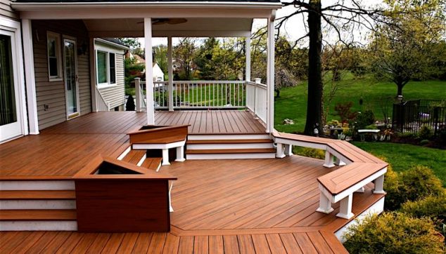 15 Special Deck Lighting Ideas to Delight You backyard decks morris 634x362 15 Special Deck Lighting Ideas to Delight You