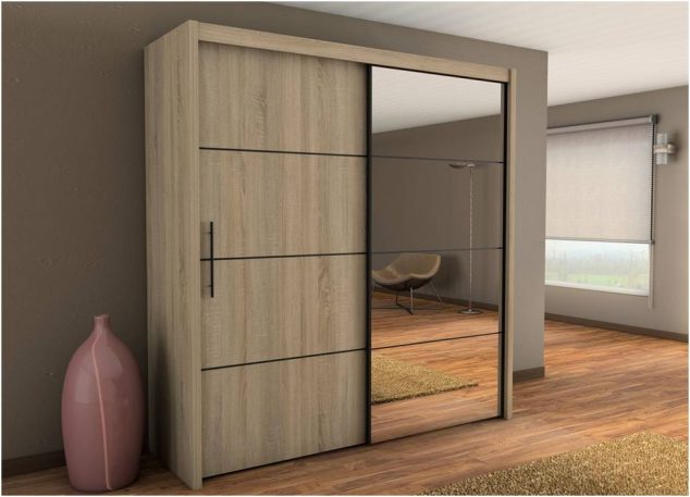 inova oak 3 door sliding door wardrobe 250cm p4ds4125 3 2320 p 634x457 15 Amazing Bedroom Cabinets to Inspire You