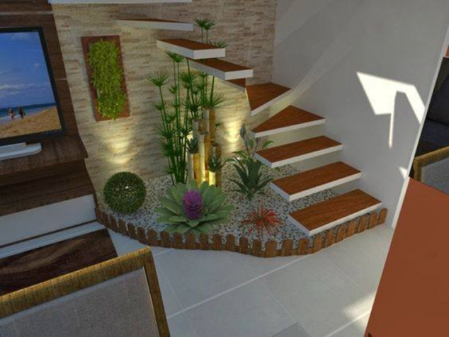 jardim dentro de casa 634x476 15 Incredible Small Under the Stairs Garden You Should Not Miss