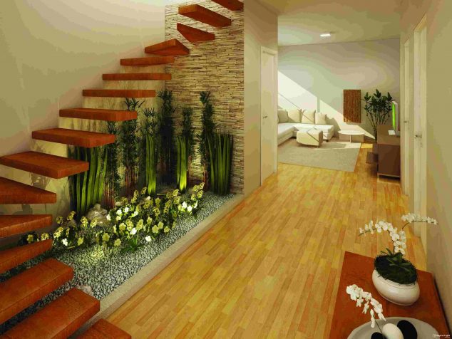 15 Incredible Small Under the Stairs Garden You Should Not Miss lancamento twice perspectiva ilustrativa do jardim interno 2 634x476 15 Incredible Small Under the Stairs Garden You Should Not Miss