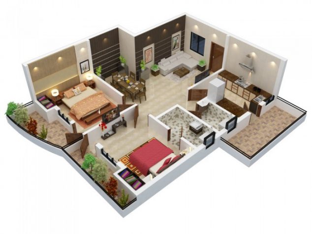 r 021447671908 Original 700x525 634x476 Amazing Floor Plans Ideas You Wish you Lived in