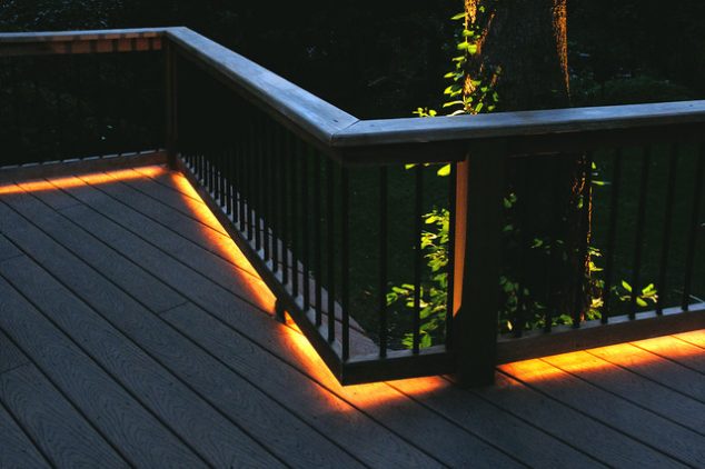 traditional deck 1 634x422 15 Special Deck Lighting Ideas to Delight You