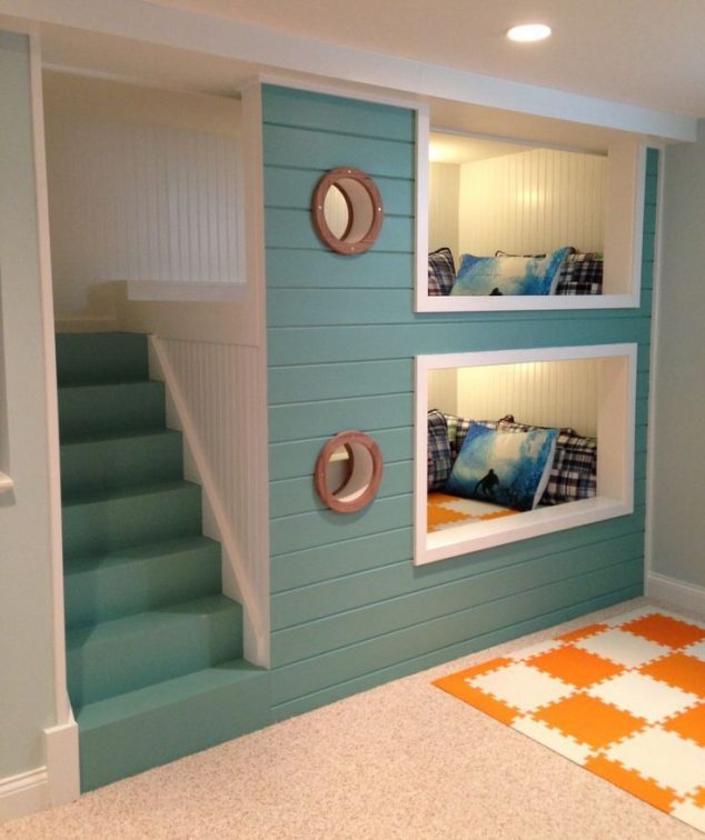 13 Inspirational Examples of Bunk Bed With Lighting 07950c3982ffa884a841dfd3fa4f304d 634x756 13 Inspirational Examples of Bunk Bed With Lighting