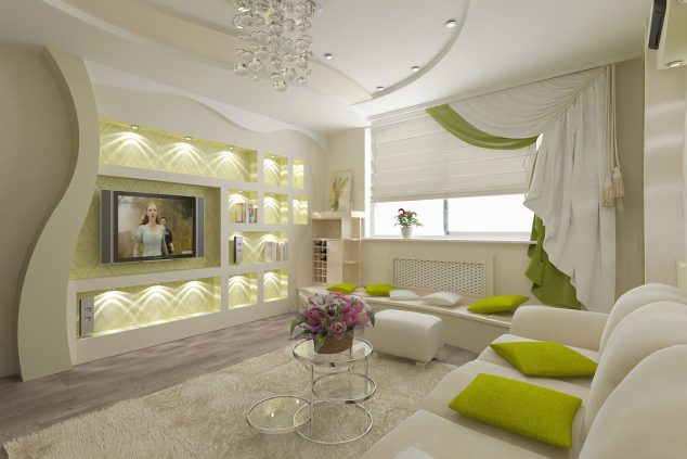 15 Striking Gypsum Board in Living Room 1432025919 5d03 634x423 15 Striking Gypsum Board in Living Room