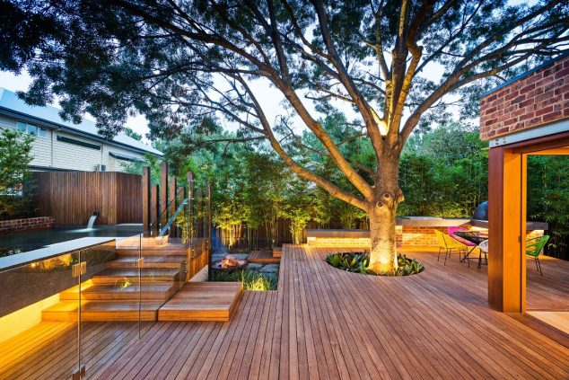 15 Adorable Backyard Seating Areas to Turn Yard Into Peaceful Retreat 2 luxury outdoor backyard bamboo screenings landscape 634x423 15 Adorable Backyard Seating Areas to Turn Yard Into Peaceful Retreat