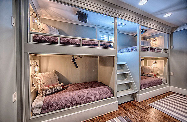 13 Inspirational Examples of Bunk Bed With Lighting 22 quilt bedding bedspread 13 Inspirational Examples of Bunk Bed With Lighting