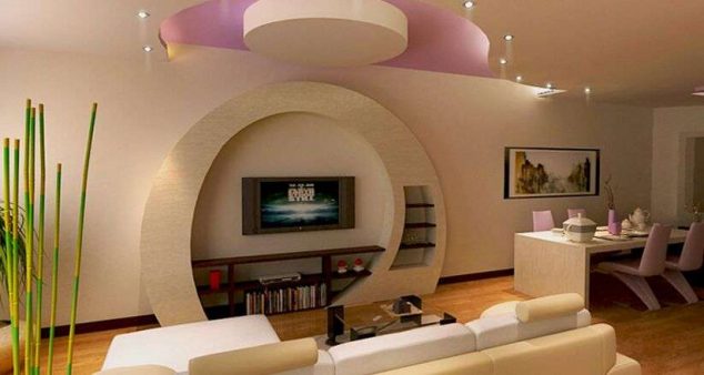 15 Striking Gypsum Board in Living Room 263089 06fe8 634x338 15 Striking Gypsum Board in Living Room