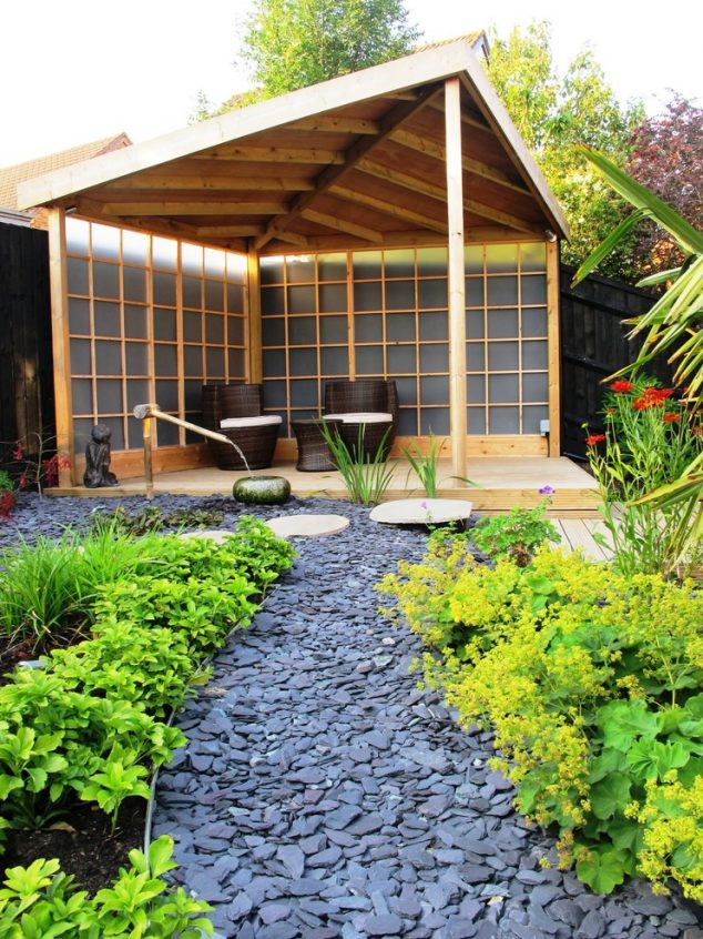 40 philosophic zen garden designs 4 634x846 15 Inviting Small Japanese Zen Garden to Motivate You