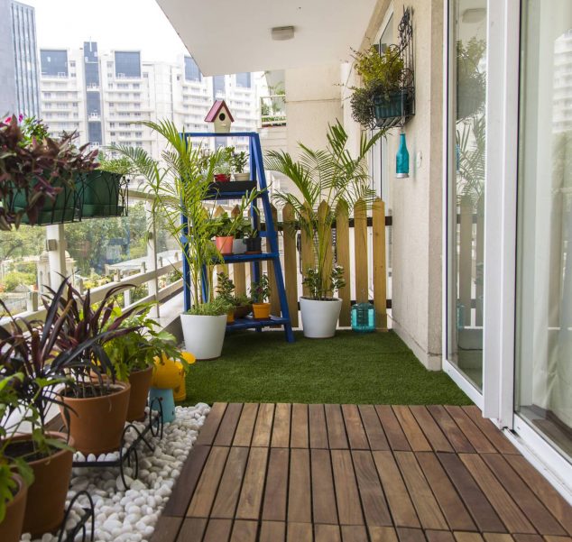 5937 ferah ve kullanisli 634x601 15 Smart Balcony Garden Ideas That are Awesome