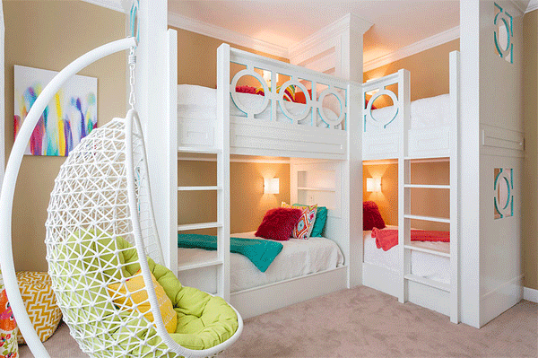 7 double bunk bed 13 Inspirational Examples of Bunk Bed With Lighting
