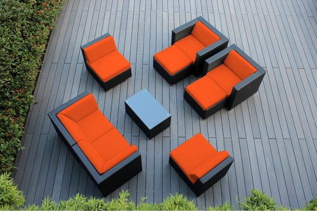 71GTXIOUYPL. SL1300  634x423 Beautiful Selection of 9 Pieces Outdoor Sofa Design