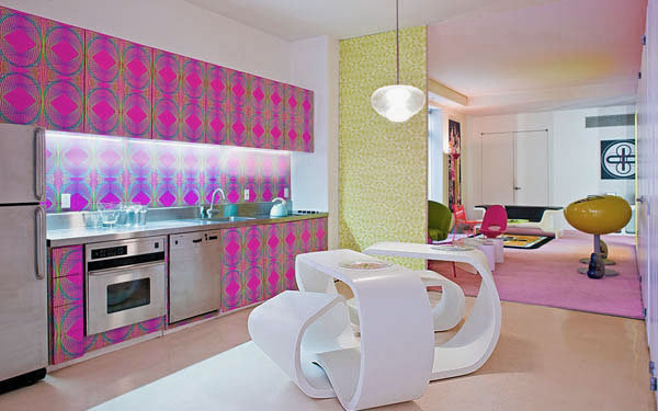 15 Gracious Kitchen Design That All World Talks About Colorful Kitchen Design Ideas With Unique Chairs and Bright Lighting 15 Gracious Kitchen Design That All World Talks About