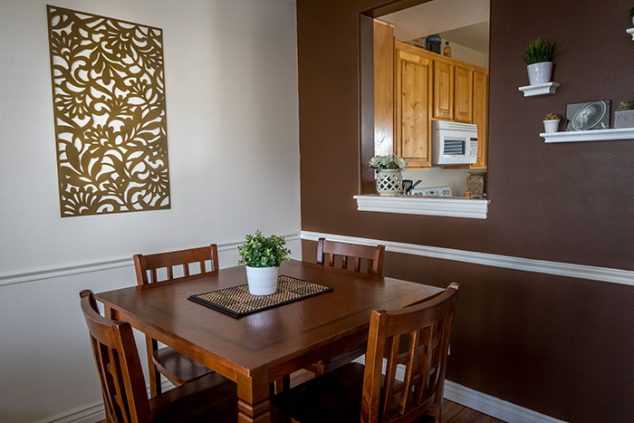 The Beauty of Laser Cut Wall Decor Will Hypnotize You Dining Room Metal Decor 1 634x423 The Beauty of Laser Cut Wall Decor Will Hypnotize You