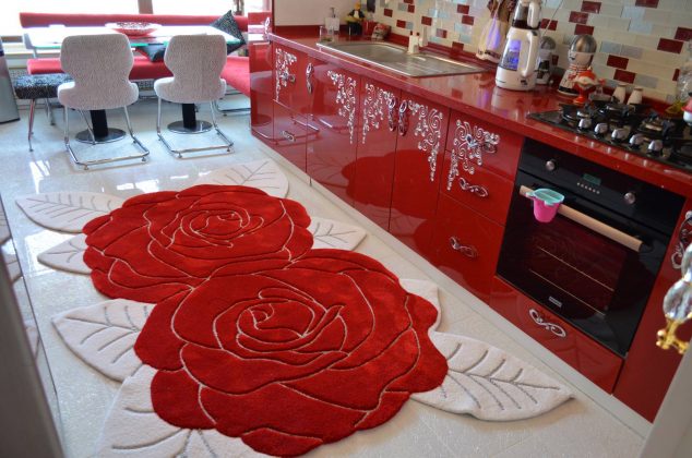The Most Amazing Carpets and Rugs to Make You Say WOW KC4B1rmC4B1zC4B1 Renk GuCC88l Desenli HalC4B1 Modeli 634x420 The Most Amazing Carpets and Rugs to Make You Say WOW