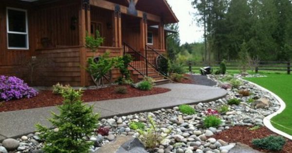 Rock Landscaping All Of The Landscapes We Create Are Unique And Customized To Meet The Individual Tastes Functional Needs And Budgets Of Our Clients 15 Dream Front Yard Landscaping to Amaze You