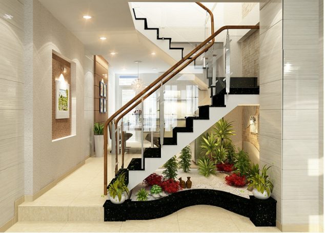 Vibrant Garden Under the Stairs to Ruin Your Heart 1 10 634x455 Amazing Under the Stairs Garden to Impress You