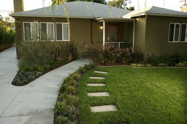 15 Creative Ideas About Modern Front Yard Design contemporary front yard landscape 15 Creative Ideas About Modern Front Yard Design