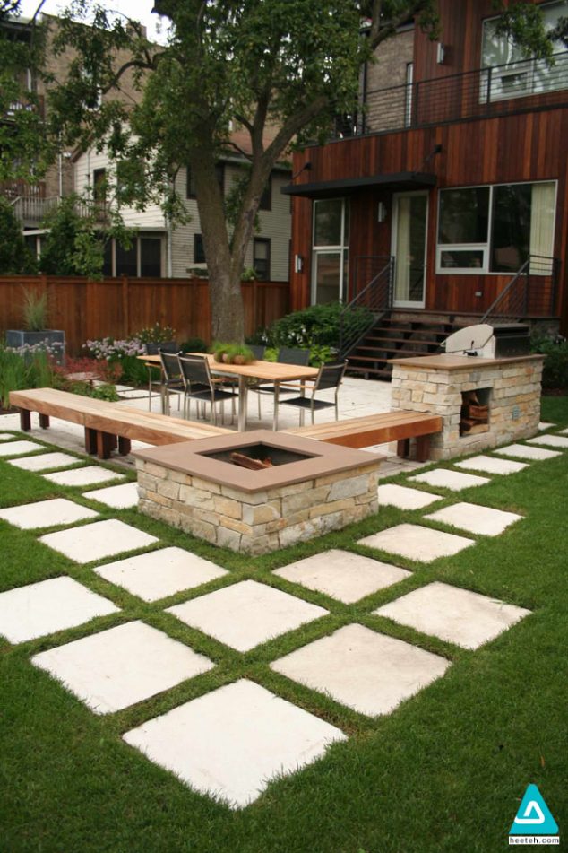 contemporary patio204 634x951 The Most Beautiful Garden Stone Pathways You Shouldnt Miss Out