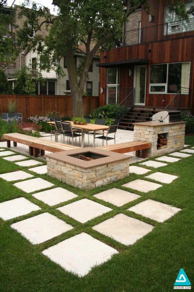 The Most Beautiful Garden Stone Pathways You Shouldnt Miss Out contemporary patio204 634x951 The Most Beautiful Garden Stone Pathways You Shouldnt Miss Out