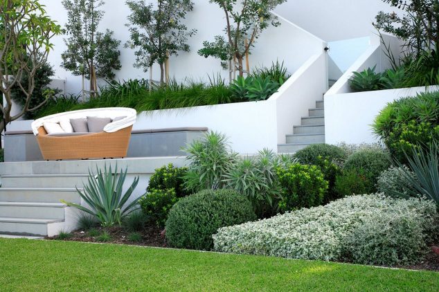 Outstanding Terraced Garden to Make Your Own Paradise elegant modern garden 634x422 Outstanding Terraced Garden to Make Your Own Paradise