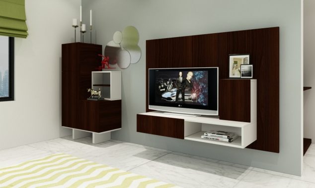 elite contemporary living room 634x380 15 Amazing TV Units that Demonstrate Stylish Trends