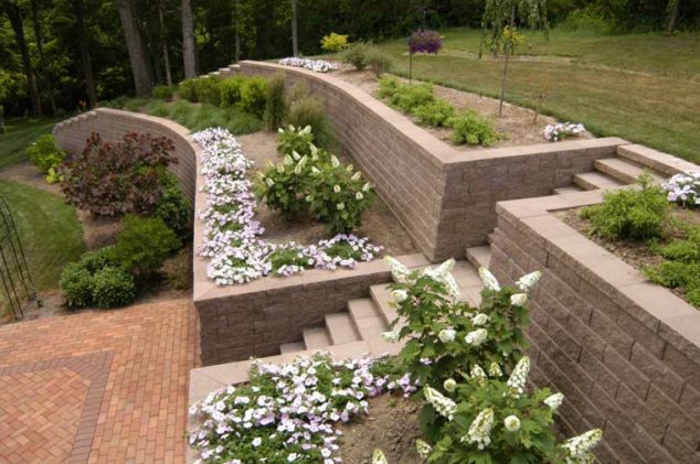 Outstanding Terraced Garden to Make Your Own Paradise estuopendo.diseno.jardin.terarsas 634x421 Outstanding Terraced Garden to Make Your Own Paradise