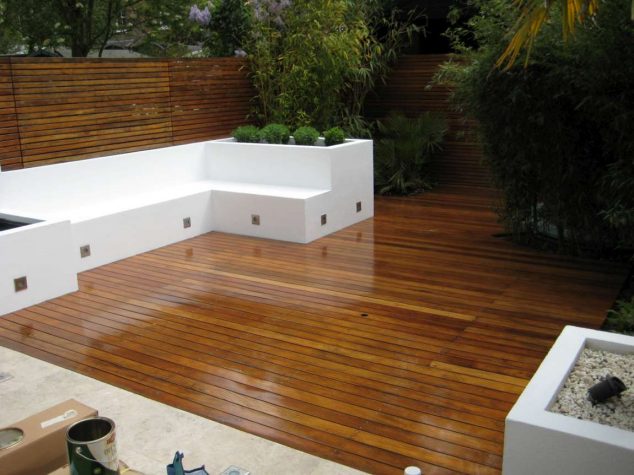 15 Comfortable Garden Decking for Reading Books garden decking ideas in large dimension for a perfect place of tea time in your house 634x475 15 Comfortable Garden Decking for Reading Books