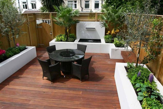 garden ideas with decking 1024x683 634x423 15 Comfortable Garden Decking for Reading Books