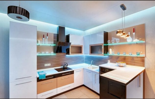 kitchen lighting ideas for low ceilings ceiling lighting ideas for small kitchen small kitchen ceiling 634x404 16 Awesome Kitchen Lighting That You Will go Crazy About