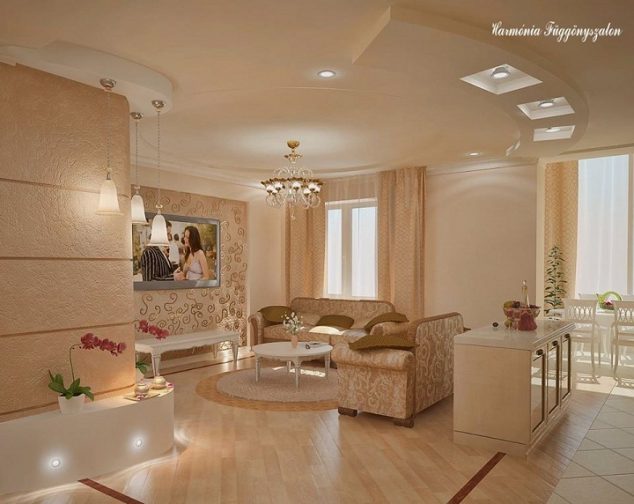 15 Striking Gypsum Board in Living Room nap31 634x504 15 Striking Gypsum Board in Living Room