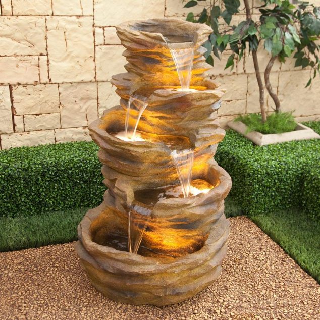 Unique Backyard Fountains That Are Impossible to Resist nice backyard fountains 634x634 Unique Backyard Fountains That Are Impossible to Resist