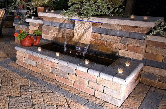 picture of backyard waterfall 634x418 15 Stunning Garden Water Features That Will Leave You Speechless