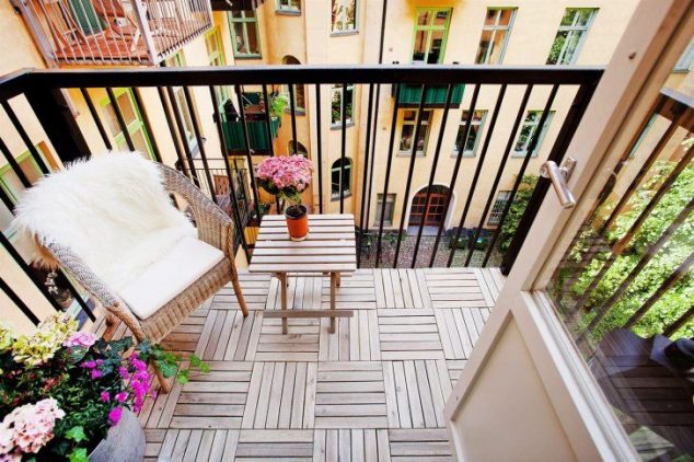 15 Smart Balcony Garden Ideas That are Awesome small balcony decoration09 634x422 15 Smart Balcony Garden Ideas That are Awesome