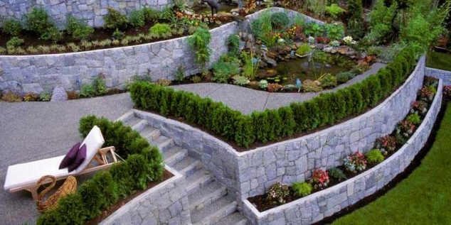 Outstanding Terraced Garden to Make Your Own Paradise terrasirovanie uchastka na sklone 634x317 Outstanding Terraced Garden to Make Your Own Paradise
