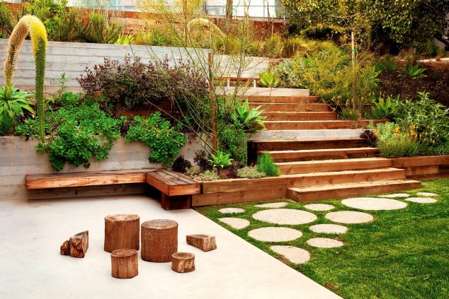 Outstanding Terraced Garden to Make Your Own Paradise wonderful modern landscape design seattle residential autdoor ideas arizona minneapolis pictures atlanta front yard san jose plants portland or plans austin chicago for small spaces 634x423 Outstanding Terraced Garden to Make Your Own Paradise